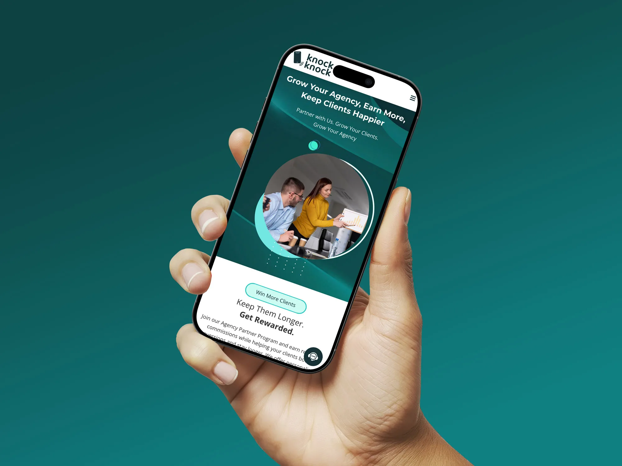 Knock Knock App Mobile Design