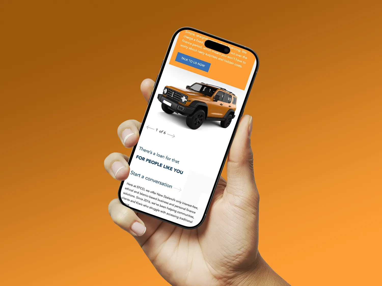 EFCO Finance Full Page