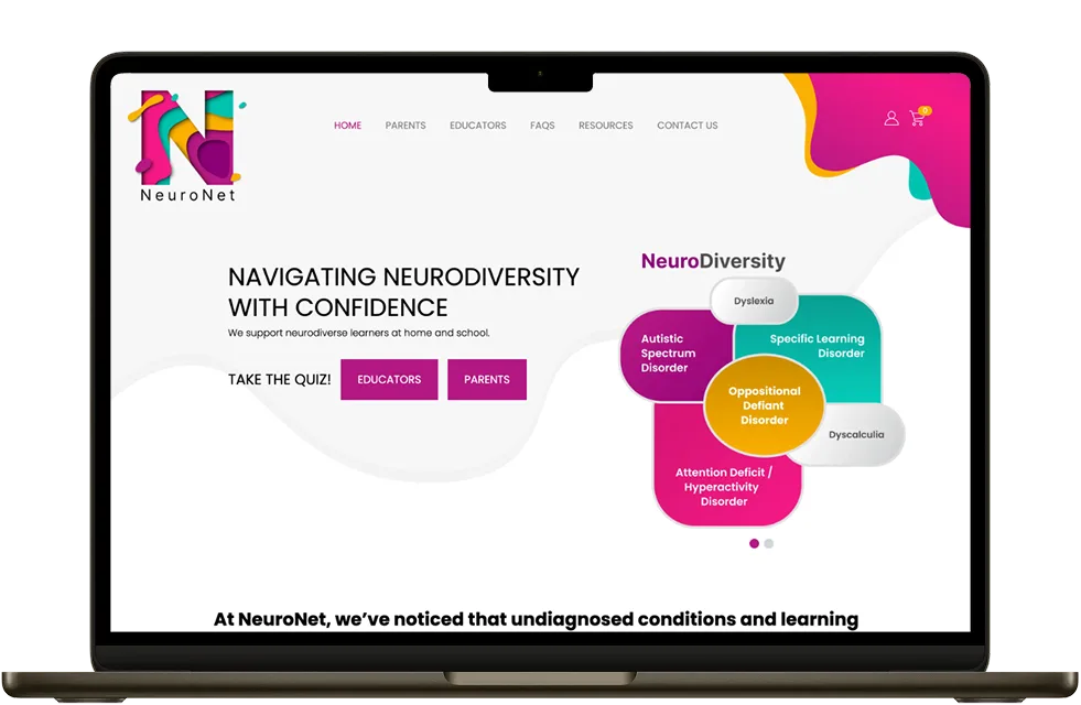 NeuroNet Desktop View