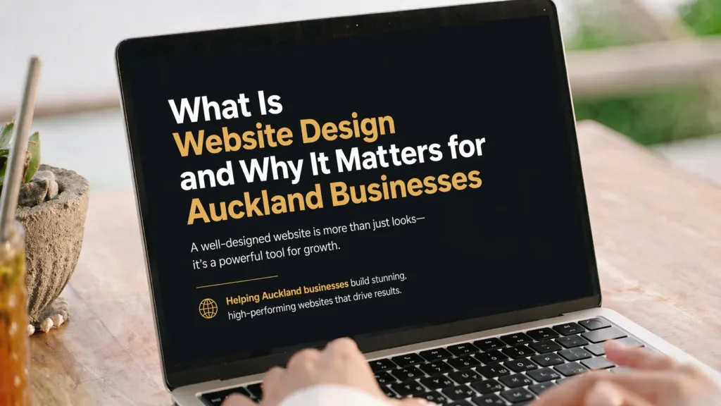 What Is Website Design and Why It Matters for Auckland Businesses