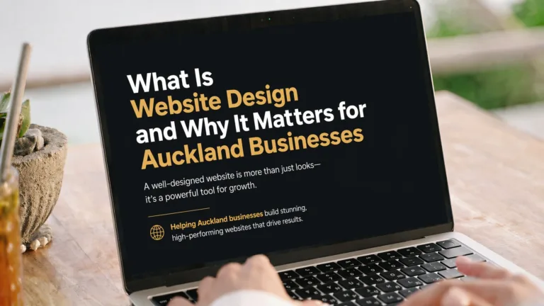 What Is Website Design and Why It Matters for Auckland Businesses