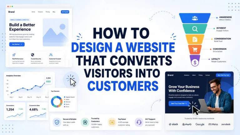 How to Design a Website That Converts Visitors into Customers