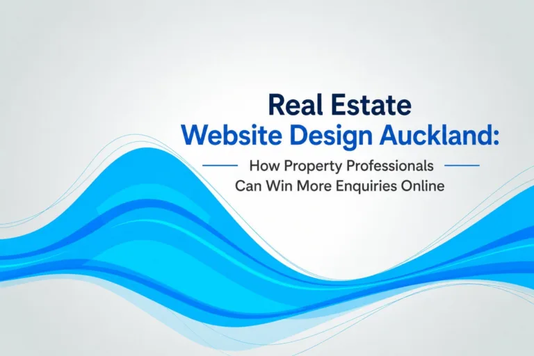 Real Estate Website Design Auckland: How Property Professionals Can Win More Enquiries Online