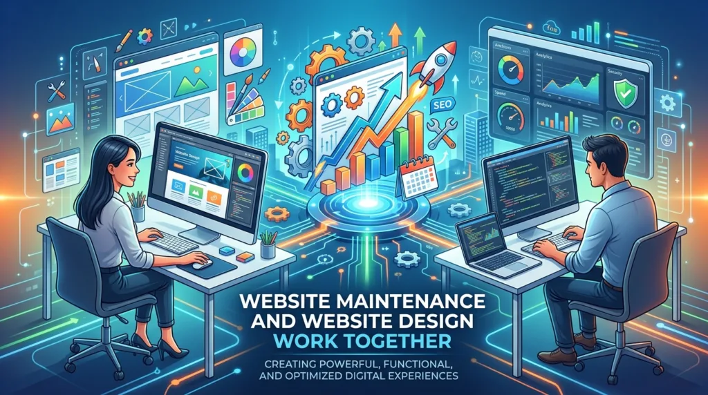 Website Maintenance and Website Design Work Together