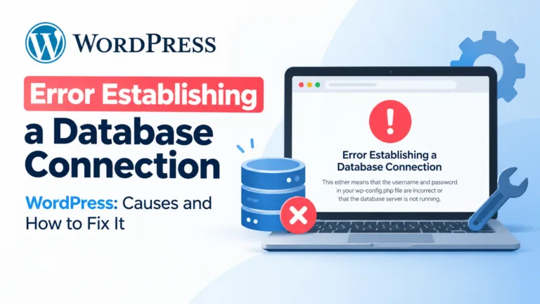 Error Establishing a Database Connection WordPress: Causes and How to Fix It